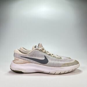 Nike Flex Experience RN 7 White Gray Running Shoes 908996-100 Women's Size 8